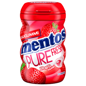 Mentos Chewing Gum Pure Fresh Gusto Fragola In Scatola Curvy 70g - Bild 1 von 1
