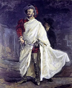 Oil Max Slevogt The Singer Francisco d'Andrade as Don Giovanni in Mozart's Opera - Picture 1 of 1