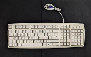 Clavier Allemand retro HAMA 49160 - PS/2 PC keyboard vintage QWERTZ (GERMAN) - Bild 1 von 8