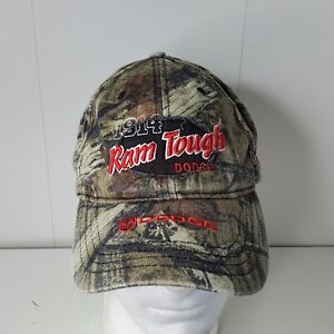 Dodge Ram Tough Trucks Embroidered Adjustable Hat Baseball Cap Camouflage Camo
