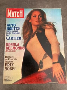 PARIS MATCH n° 1122 7 novembre 1970 Ursula Andress et Jean-Paul Belmondo K25 - Imagen 1 de 1