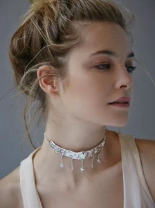 Free People Sterling Silver Stardust Choker - Picture 1 of 4