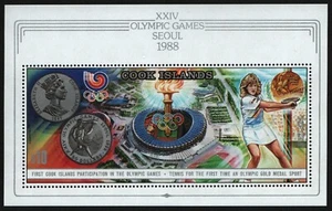 Islas Cook 1988 - Mi-Nr. Bloque 185 ** - MNH - Olympia Seúl - Imagen 1 de 1