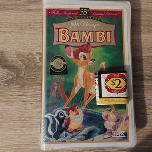 Bambi: 55th Anniversary Walt Disney's Masterpiece (VHS, Limited Edition) - SEALED - Bild 1 von 4