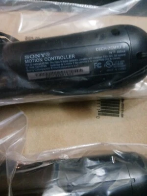 Sony PlayStation 3 PS3 CECH-ZCS1U Black Wireless Motion & Navigation Controller - Image 1 of 3