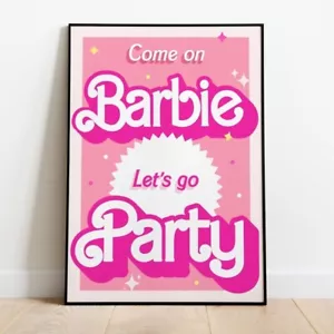 Barbie Girl • Aqua • A5 • A4 • A3 • Unframed Lyric Print - Picture 1 of 5