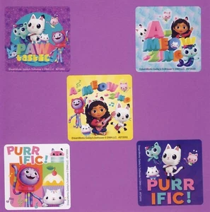 15 Gabby's Dollhouse Purrific - Grandi adesivi - Fata gattino, zampe di pandy, Mercat - Foto 1 di 1