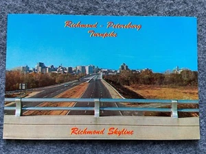 Postal vintage Richmond - autopista de petersburgo, el horizonte de Richmond - Imagen 1 de 2