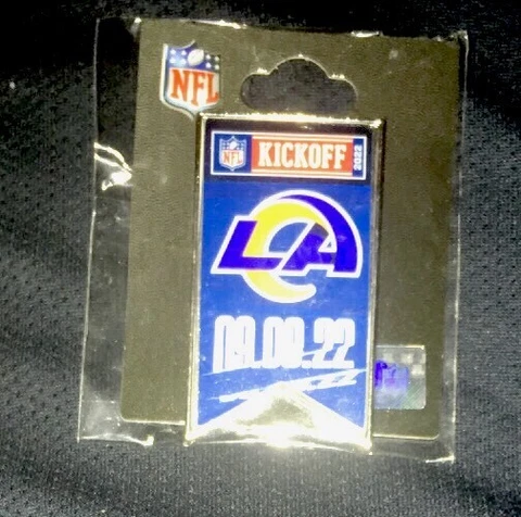 2022 Bills v Los Angeles Rams 9/9/22 Game Day Pin NFL OverSize Ring Ceremony NEW Cover