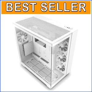 H9 Flow ATX Mid-Tower Case – Dual-Chamber, 10 Fan Capacity & Extreme Cooling - Picture 1 of 9