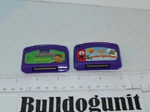 Lot 2 Leapfrog Leappad Storybook Game Cartridge Only Peter Pan - Picture 1 of 3