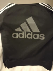 Lot 2,Kid Jacket Sz5 Adidas 100% Poly Full Zip &Sz5 GapKids Loose Fit Cott Jeans - Picture 1 of 17