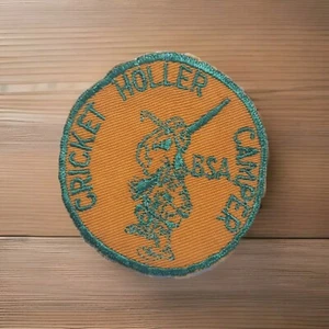 BSA Boy Scout Cricket Holler Camper Miami Valley Council Patch Ohio Circa 1950's - Picture 1 of 3