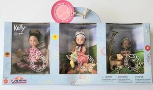 2002 MATTEL KELLY FRIENDS OF THE WORLD SPAIN, NETHERLANDS, KENYA NRFB - Picture 1 of 1