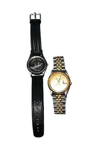 Dale Earnhardt Sr (2) Watches Wrist Watch Silver Black Nascar #3 Cover