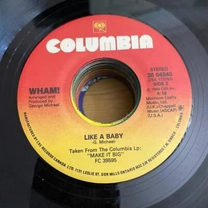 Wham! - Like a Baby/Everything she Wants 38 04840 45rpm VG+ R34 - Picture 1 of 2