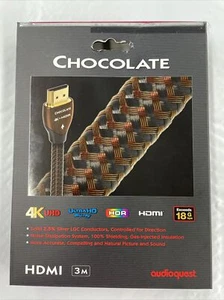 AudioQuest Chocolate 1m (3.28 ft.) Braided HDMI Cable - Picture 1 of 2