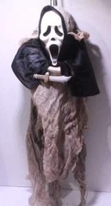 Ghostface w/ Knife 20" Decoration Hanging Scream Horror Movie Halloween - Picture 1 of 14