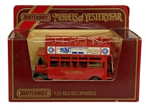 Matchbox Models of Yesteryear Y-23 1/72 Scale 1922 AEC Omnibus Diecast Truck - Picture 1 of 1