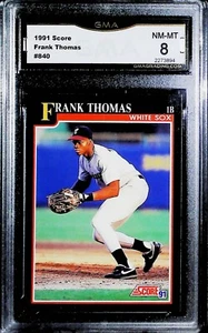 1991 Score #840 Frank Thomas GMA 8 NM-MT - Picture 1 of 2