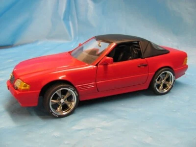 1991 Revell Masterpieces Mercedes Benz 500SL Cabriolet Custom, Red,  1/18 - Image 1 of 4