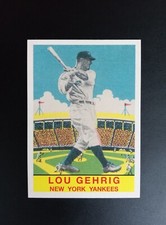 2019 Topps Series 1 Iconic Reprint Lou Gehrig ICR-5 