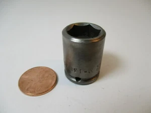 NEW APEX USA 13 mm MAGNET Socket Bit # M-13mm11, 6 Pt, 1/4" Sq Drive 1" Long NOS - Picture 1 of 10