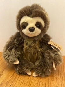 Peluche Aurora Miyoni Baby Sloth 8,5 pollici nuovo con etichetta, super morbido - Foto 1 di 13