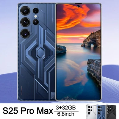 S25 Pro Max 5G Smartphone Entsperrte 32GB Android 13 Dual SIM Handy Ohne Vertrag - Bild 1 von 4