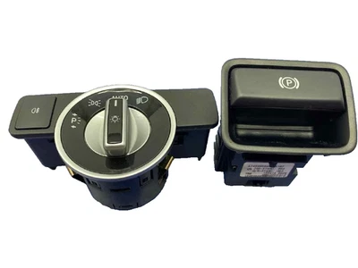 2013-2015 MERCEDES-BENZ GL450 X166 HEADLIGHT CONTROL & PARKING BRAKE SWITCH SET - Image 1 of 4