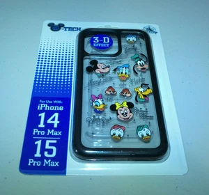 Disney Parks Mickey & Friends 3-D Effekt iPhone 14 Pro Max 15 Pro Max Hülle "NEU" - Bild 1 von 1
