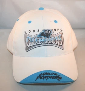 2003 NFC Champions Carolina Panthers Strapback Cap Hat - One Size - Pre-Owned - Picture 1 of 6