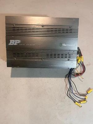 Amplificador de 3 vías Sherwood SCP-802BP 180 W VIEJA ESCUELA amplificador plateado DE COLECCIÓN Corea Foto 1 de 4