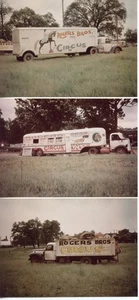 25D100D (6) REAL PHOTOS 1952 ROGERS BROTHERS CIRCUS CONNEAUT OHIO - Picture 1 of 2