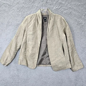 Eileen Fisher Women's Beige Open Front Blazer Size S - Picture 1 of 12