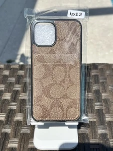 Luxurious Outlet Designer Brown Unisex Signature Wallet Case for iPhone 12 ! - Picture 1 of 1