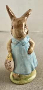 Vintage Beatrix Potter - Mrs. Flopsy Hase Kaninchen Figur F. Warne & Co... - Bild 1 von 5
