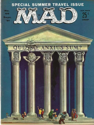 MAD Magazine No. 65 Sept '61 Special Summer Travel Issue EXMT Condition - Image 1 of 2