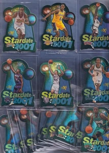KOBE BRYANT 1997-98 E-X2001 Star Date 2001 COMPLETE SET #1-15 DUNCAN IVERSON - Picture 1 of 3