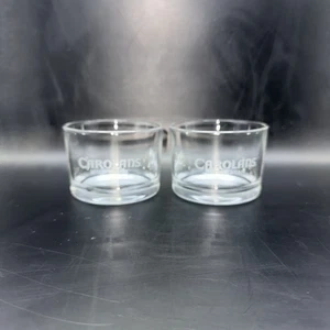Carolans Irish Cream Barware Short Sipping Glass Set of 2 Etched Lettering - Picture 1 of 4