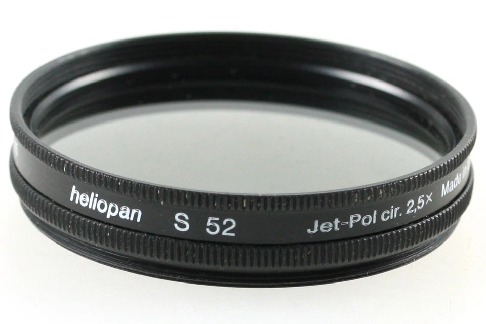 Heliopan S 52 Jet-Pol Circ Pol 2.5X Jet Polarizer Es 52 Circular Light Filter - Image 1 of 1