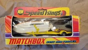 1970 Matchbox Speed Kings K-25 Seaburst SUPER 70, King Size Boat & Trailer - Picture 1 of 9