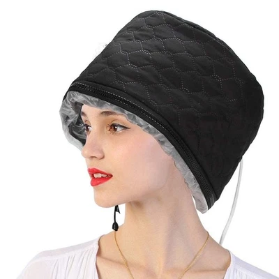 Hair Steamer Cap, Heating Hat Adjustable Hot Oil Treatment Hat Electric Steam... - Image 1 of 4
