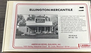 American Model Builders LaserKit HO Kit #135 Ellington Mercantile NIB - Picture 1 of 2