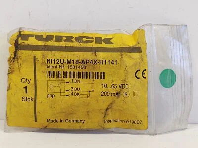 Turck NI12U-M18-AP4X-H1141 Inductive Proximity Sensor - Image 1 of 3