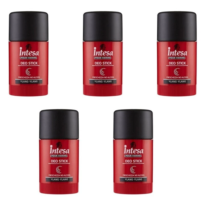 5pz INTESA Deodorante stick Pour homme YLANG-YLANG freschezza attiva 75ml