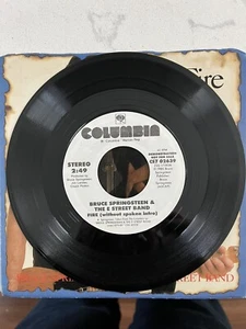 Bruce Springsteen PROMO “Fire” Vinyl 45 Columbia Records Exc Condition - Picture 1 of 4