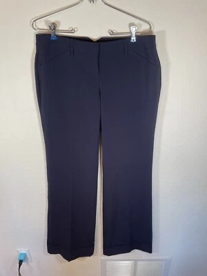 Body by Victoria Women's The Eva Fit Dress Pants Size 8 Tall Navy Blue - Image 1 of 4