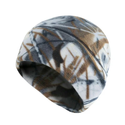 Mujeres Hombres Polar Cola de Caballo Agujero Suelto Gorro Invierno Cálido Correr Calavera Gorra Foto 1 de 4