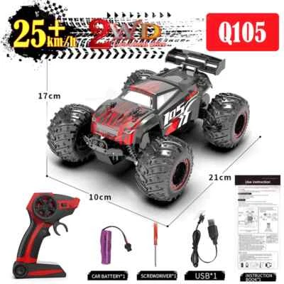 1:16 4WD RC Car 70KM/H 2.4G High Speed Brushless Remote Control Off-Road Cars - Image 1 of 4
